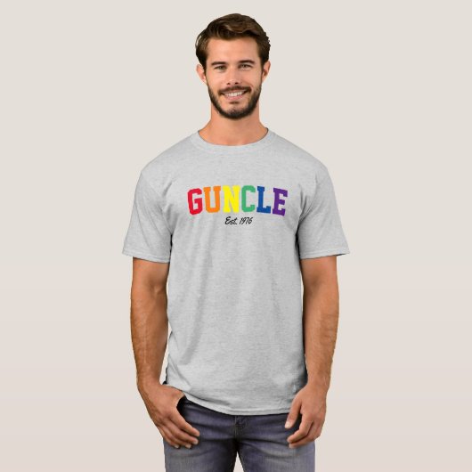 "Goom - est. date" nieuwigheidsgeschenk T-shirt (Voorkant volledig)