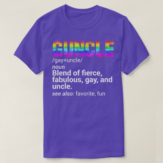 Goom Gay Oom die bruin en verbluffend is T-shirt (Design voorkant)