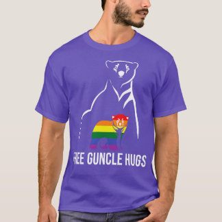 Goom Hugs Gay Pride LGBT Rainbow Mannen Gay Un T-shirt