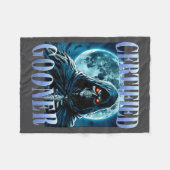 Goon Funny Gooning Meme Skeleton Certified Gooner  Fleece Deken (Voorkant (Horizontaal))