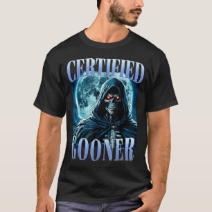 Goon Grappige Gooning Meme Skelet Gecertificeerde  T-shirt