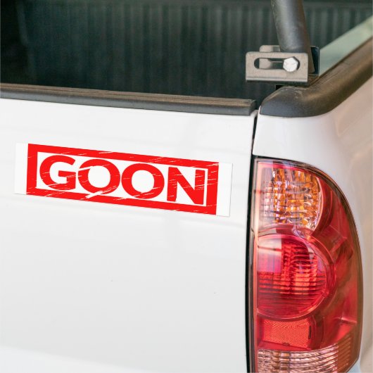 Goon Stamp Bumpersticker (Op Truck)