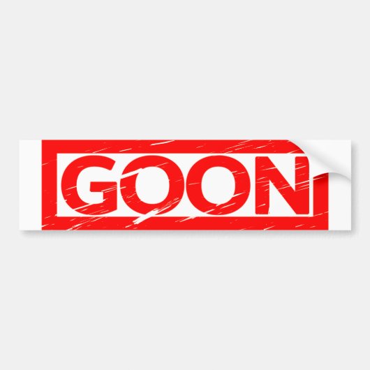 Goon Stamp Bumpersticker (Voorkant)