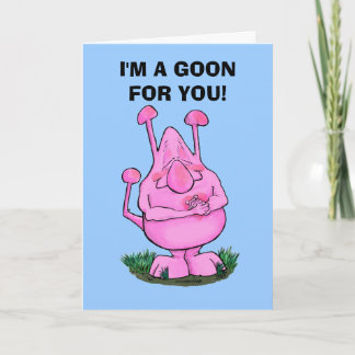 GOON "voor u" Valentijn Feestdagen Kaart