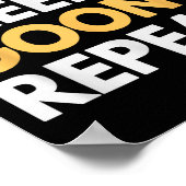 Gooner Funny Gooning Meme Eat Sleep Goon Repeat  Poster (Hoek)