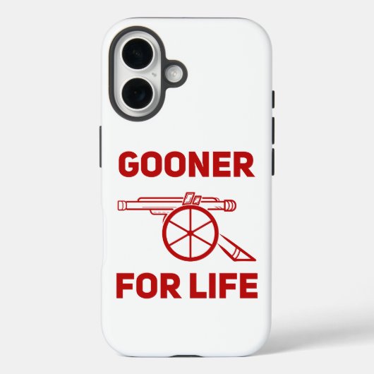 Gooner voor het leven Arsenal Case-Mate iPhone Case (Achterkant)