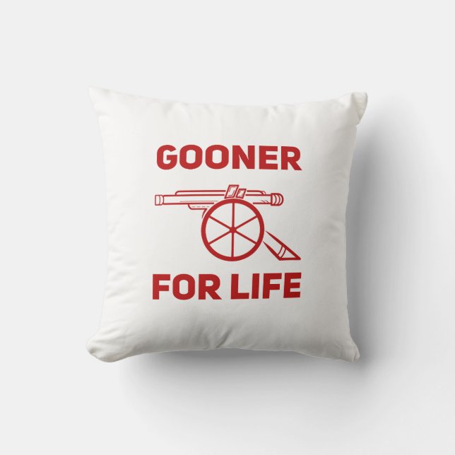 Gooner voor het leven Arsenal Kussen (Voorkant)