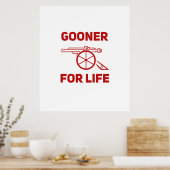 Gooner voor het leven Arsenal Poster (Keuken)