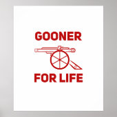 Gooner voor het leven Arsenal Poster (Voorkant)