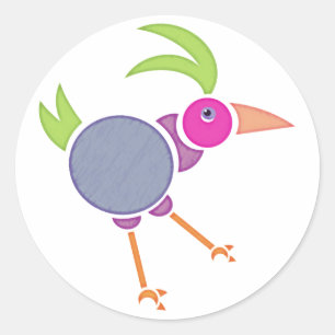 Gooney Bird Ronde Sticker