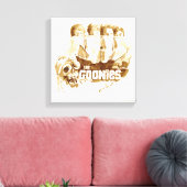 Goonies Pirate Ship Waterverf Graphic Canvas Afdruk (Insitu (Woonkamer))