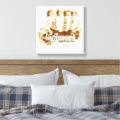 Goonies Pirate Ship Waterverf Graphic Canvas Afdruk (Insitu (Slaapkamer))