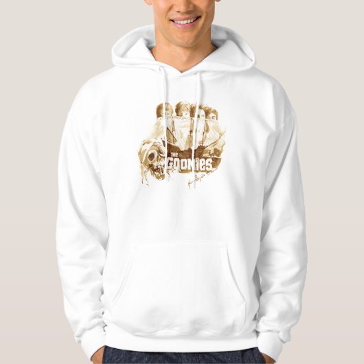 Goonies Pirate Ship Waterverf Graphic Hoodie (Voorkant)