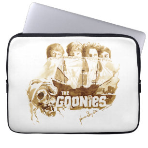 Goonies Pirate Ship Waterverf Graphic Laptop Sleeve