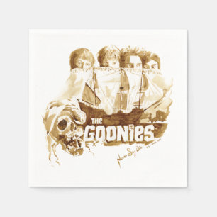 Goonies Pirate Ship Waterverf Graphic Servet