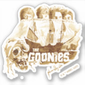 Goonies Pirate Ship Waterverf Graphic Sticker (Voorkant)