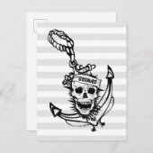Goonies Skull & Anchor Graphic Briefkaart (Voorkant / Achterkant)