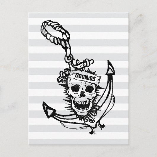 Goonies Skull & Anchor Graphic Briefkaart (Voorkant)