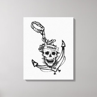 Goonies Skull & Anchor Graphic Canvas Afdruk