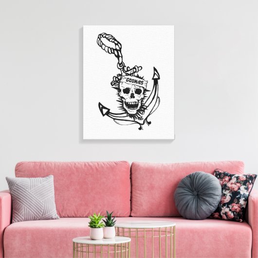 Goonies Skull & Anchor Graphic Canvas Afdruk (Insitu (Woonkamer))
