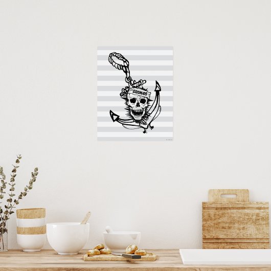 Goonies Skull & Anchor Graphic Poster (Keuken)