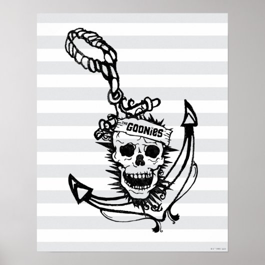 Goonies Skull & Anchor Graphic Poster (Voorkant)