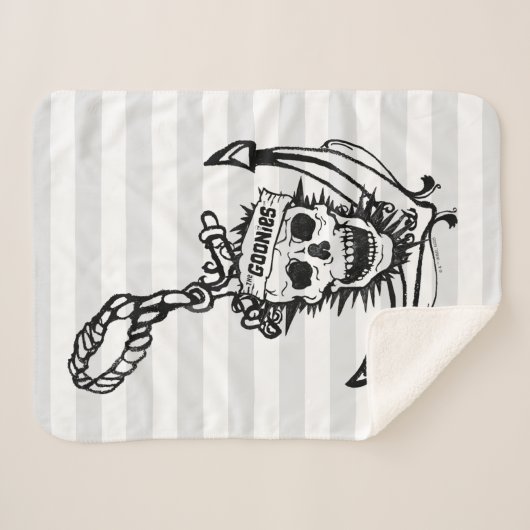 Goonies Skull & Anchor Graphic Sherpa Deken (Voorkant (horizontaal))