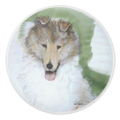 Goooood Puppy! Keramische Knop (Voorkant)