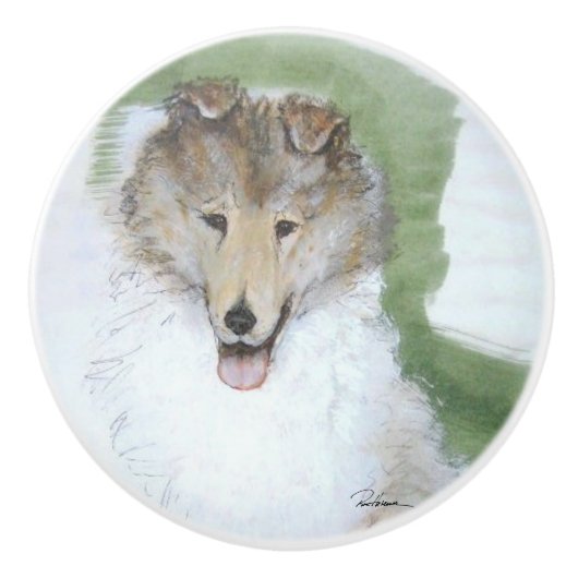 Goooood Puppy! Keramische Knop (Voorkant)