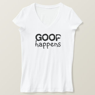 Goop Happens Dames V-hals T-shirt