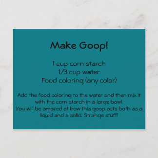Goop Recept Briefkaart