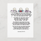 Goops likken zij Hun Vingers Briefkaart (Voorkant)