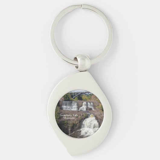 Goosberry Falls metalen sleutelhanger (Voorkant)