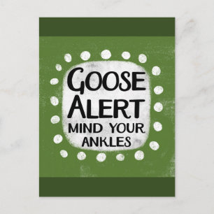 Goose Alert Briefkaart