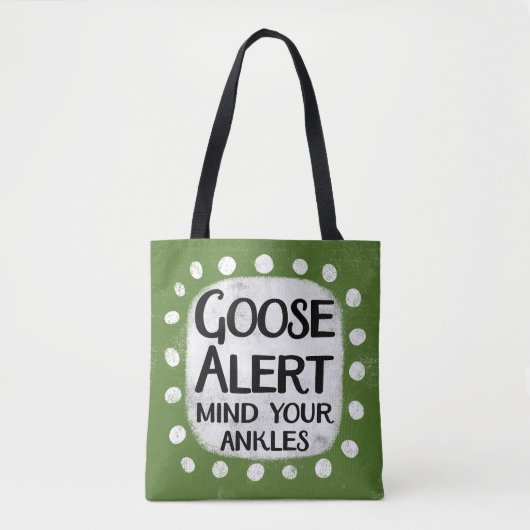 Goose Alert Canvas tas (Voorkant)