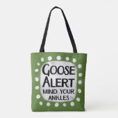 Goose Alert Canvas tas (Achterkant)