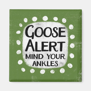 Goose Alert Koelkastmagneet Magneet