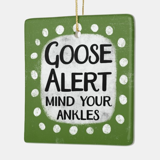 Goose Alert Ornament (Links)