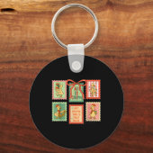 Goose All Is Calm Just Kidding This Is First Grade Sleutelhanger (Voorkant)