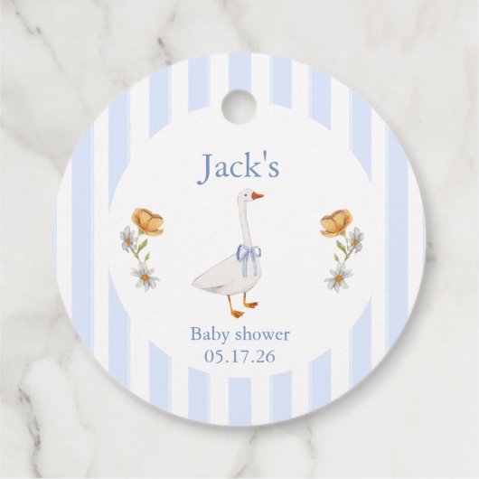 goose baby blue bedankjes labels (Achterkant)