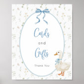  Goose Baby shower Kaarten en geschenken Poster (Voorkant)