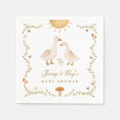  Goose Baby shower Servet (Voorkant)
