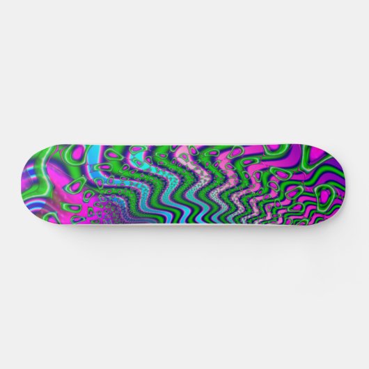 Goose Berries Psychedelic Fractal Persoonlijk Skateboard (Horizontaal)