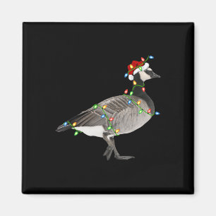 Goose Bird Lover Xmas Santa Hat Goose Kerstmis Magneet