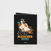 Goose Bleacher Boss Feestdagen Kaart (Achterkant)