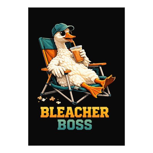 Goose Bleacher Boss Foto Afdruk (Voorkant)