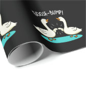Goose Bof Funny Animal Pun Dark BG Cadeaupapier (Rol Hoek)