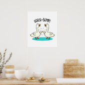 Goose Bof Funny Goose Pun Poster (Keuken)