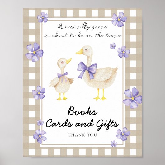 Goose - books cards and gifts poster (Voorkant)