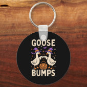 Goose Bumps Goosebumps Halloween Silly Meme Funny Sleutelhanger (Voorkant)
